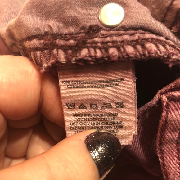 Free People Purple Shorts 0900 - Picture 2 of 8